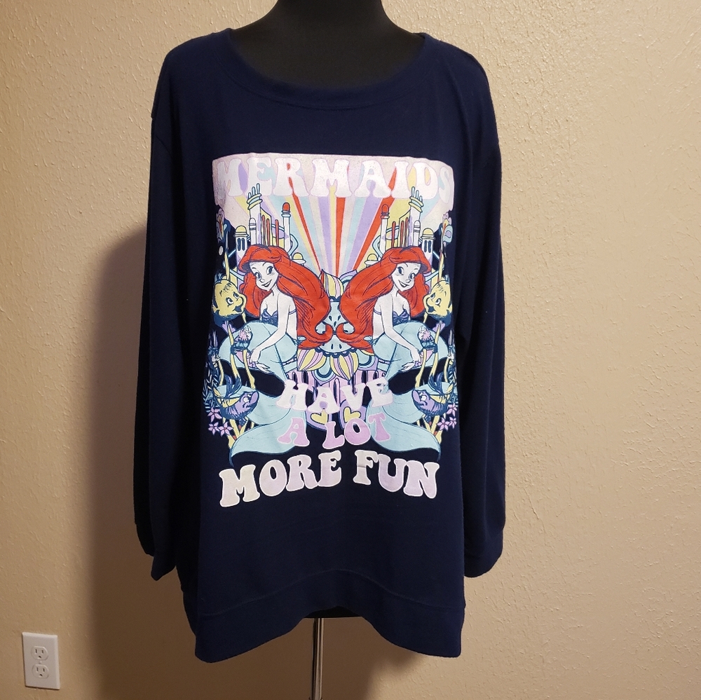 Disney's The Little Mermaid Sweatshirt Size 2X